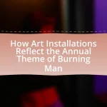How Art Installations Reflect the Annual Theme of Burning Man
