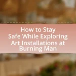 How to Stay Safe While Exploring Art Installations at Burning Man