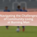 Navigating the Challenges of Community Living at Burning Man