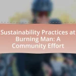 Sustainability Practices at Burning Man: A Community Effort