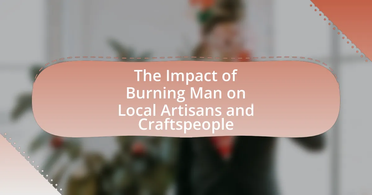 The Impact of Burning Man on Local Artisans and Craftspeople