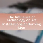 The Influence of Technology on Art Installations at Burning Man