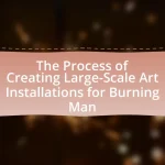 The Process of Creating Large-Scale Art Installations for Burning Man