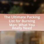 The Ultimate Packing List for Burning Man: What You Really Need
