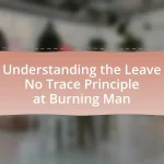 Understanding the Leave No Trace Principle at Burning Man